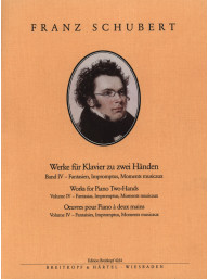 Franz Schubert: Klavierwerke 4, Fantasien, Impromptus, Moments musicaux (noty na klavír)