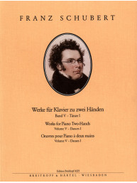 Franz Schubert: Klavierwerke 5, Tänze 1 (noty na klavír)