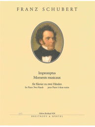 Franz Schubert: Impromptus, Moments Musicaux (noty na klavír)