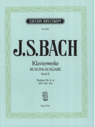 J.S. Bach: Partiten Nr. 4-6 BWV 828-830 - Busoni (noty na klavír)