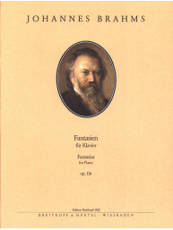 Johannes Brahms: Fantasias Op.116 (noty na klavír)