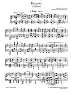 Johannes Brahms: Fantasias Op.116 (noty na klavír)