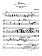 Johannes Brahms: Chaconne Aus BWV 1004  D-moll (noty na klavír)