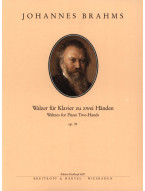 Johannes Brahms: 16 Walzer op. 39 Leichte Fassung (noty na klavír)