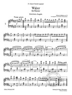 Johannes Brahms: 16 Walzer op. 39 Leichte Fassung (noty na klavír)