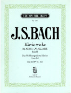 J.S. Bach: Das Wohltemperiertes Klavier 1/2 - Busoni (noty na klavír)