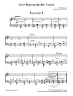 Jean Sibelius: Six Impromptus Op. 5 (noty na klavír)