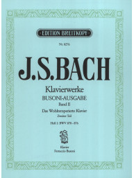 J.S. Bach: Das Wohltemperiertes Klavier 2/1 - Busoni (noty na klavír)