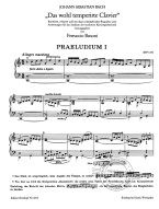 J.S. Bach: Das Wohltemperiertes Klavier 2/1 - Busoni (noty na klavír)