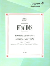 Johannes Brahms: Complete Piano Works 1 - Sonatas and Variations (noty na klavír)