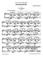 Robert Schumann: Fantasy Pieces Op.12 (noty pro klavír)