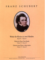Franz Schubert: Works For Piano Two-Hands 4 - Dances 2 (noty na klavír)