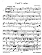 Franz Schubert: Works For Piano Two-Hands 4 - Dances 2 (noty na klavír)