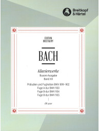 J.S. Bach: Klavierwerke 20 - Präludien und Fughetten - Busoni (noty na klavír)