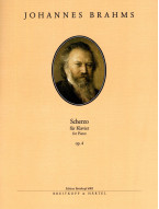 Johannes Brahms: Scherzo es-moll op. 4 (noty na klavír)