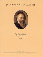 Johannes Brahms: 4 Piano Pieces op. 119 (noty na klavír)