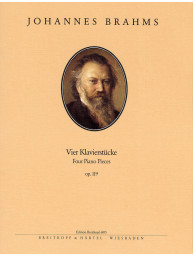 Johannes Brahms: 4 Piano Pieces op. 119 (noty na klavír)