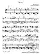 Jean Sibelius: Sonate F-dur op. 12 (noty na klavír)