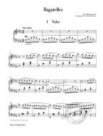 Jean Sibelius: Bagatelles op. 34 (noty na klavír)