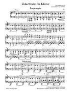 Jean Sibelius: Zehn Stücke op. 24 (noty na klavír)