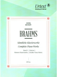 Johannes Brahms: Complete Piano Works 2 - Smaller Pieces (noty na klavír)
