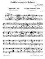 Robert Schumann: 3 Sonatas For The Young op.118 (noty na klavír)