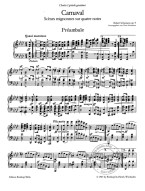 Robert Schumann: Carnaval op. 9 (noty na klavír)