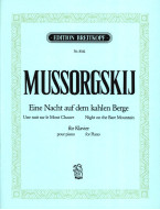 Modest Musorgskij: Night On The Bare Mountain (noty na klavír)