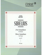 Jean Sibelius: 3 Sonatinas Op. 67 (noty na klavír)