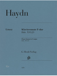 Joseph Haydn: Piano Sonata F major Hob. XVI:23 (noty na klavír)