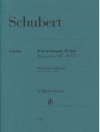 Franz Schubert: Piano Sonata B major (noty na klavír)