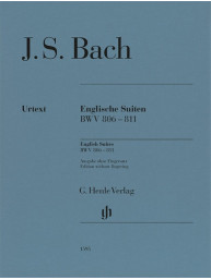 J.S. Bach: English Suites BWV 806–811 Edition without fingering (noty na klavír)
