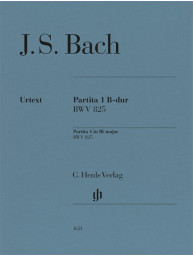J.S. Bach: Partita no. 1 B flat major BWV 825 (noty na klavír)