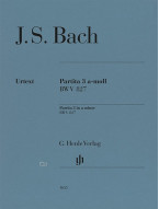 J.S. Bach: Partita no. 3 A minor BWV 827 (noty na klavír)