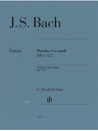 J.S. Bach: Partita no. 3 A minor BWV 827 (noty na klavír)