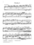 J.S. Bach: Partita no. 1 B flat major BWV 825 - Edition without fingering (noty na klavír)