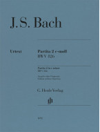 J.S. Bach: Partita no. 2 C minor BWV 826 (noty na klavír)