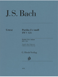 J.S. Bach: Partita no. 2 C minor BWV 826 (noty na klavír)