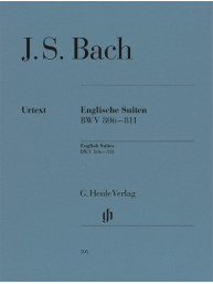 J.S. Bach: English Suites BWV 806–811 (noty na klavír)
