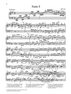 J.S. Bach: English Suites BWV 806–811 (noty na klavír)
