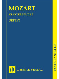W.A. Mozart: Piano Pieces - Study score (noty na klavír)