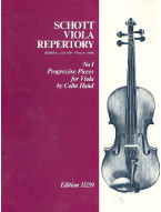 Colin Hand: Schott Viola Repertory - Progressive Pieces (noty na violu, klavír)