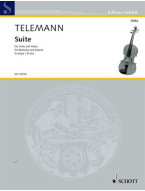 Georg Philipp Telemann: Suite In D (noty na violu, klavír)