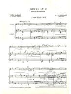 Georg Philipp Telemann: Suite In D (noty na violu, klavír)