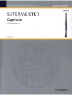 Heinrich Sutermeister: Capriccio (noty na klarinet)