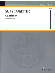 Heinrich Sutermeister: Capriccio (noty na klarinet)
