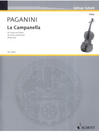 Niccolo Paganini: La Campanella op. 7 (noty na violu, klavír)
