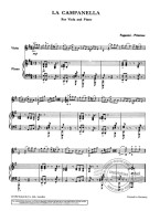 Niccolo Paganini: La Campanella op. 7 (noty na violu, klavír)