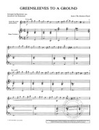 Arnold Dolmetsch: Greensleeves to a Ground (noty na zobcovou flétnu)