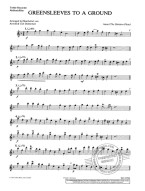 Arnold Dolmetsch: Greensleeves to a Ground (noty na zobcovou flétnu)